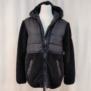 Eddie Bauer Black Sherpa Jacket